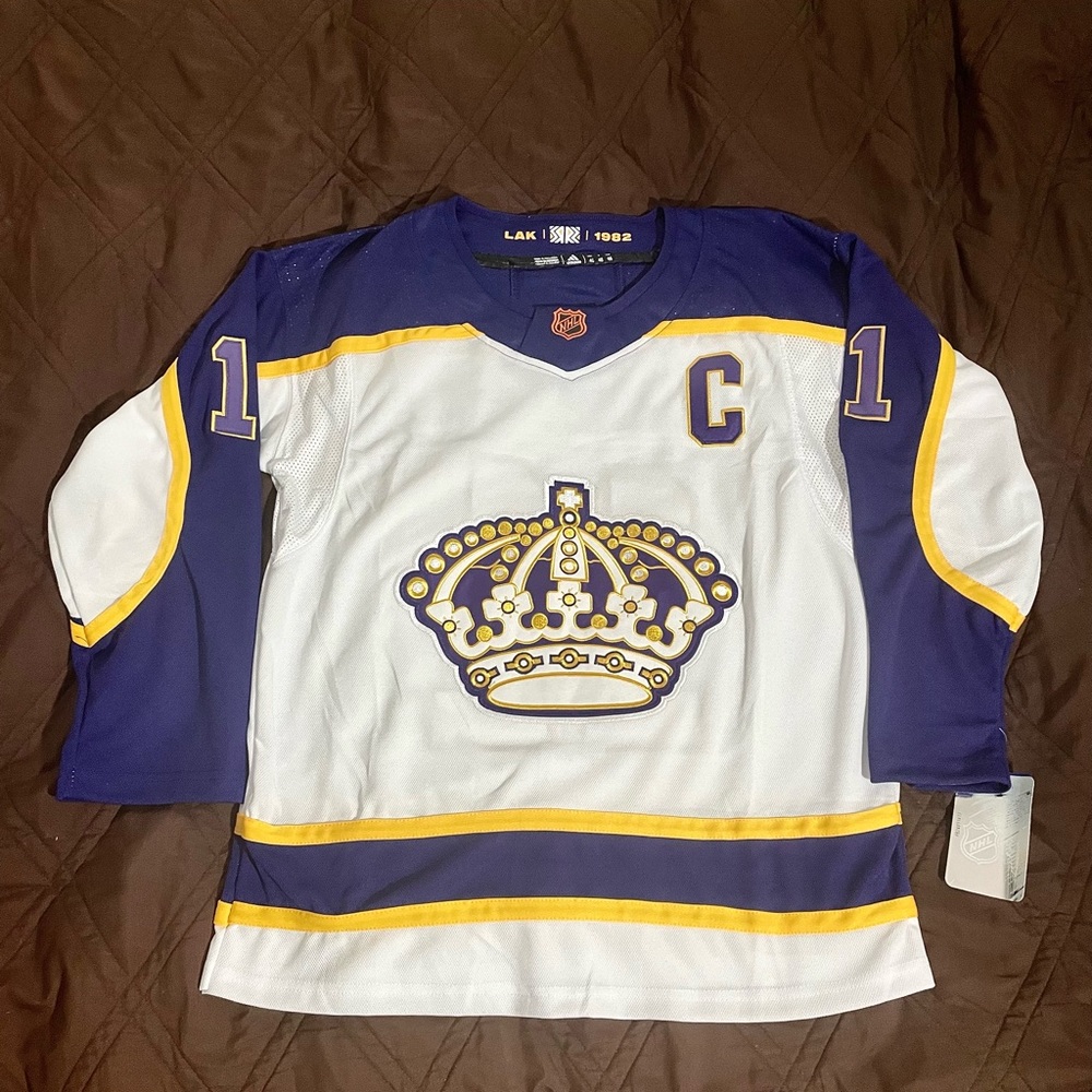 Anže Kopitar Los Angeles Kings Jersey Men's 50 M Medium New Reverse Retro LA